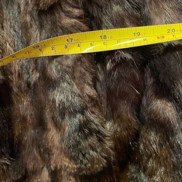 Vintage 1940’s Fur Brown and Black Fur Coat - Picture 13 of 15